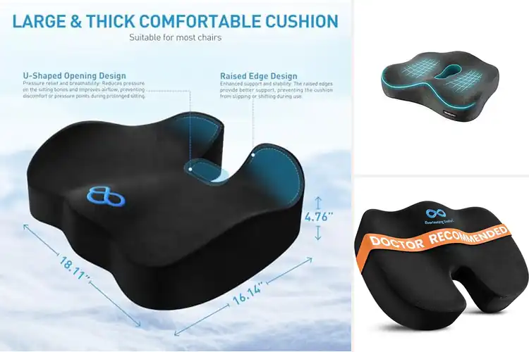 Detailed view of 10 Best Tailbone Pain Relief Cushions: Sit Pain-Free Today