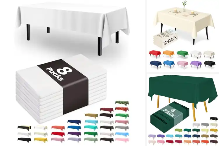 Detailed view of Best Tear Resistant Disposable Tablecloths