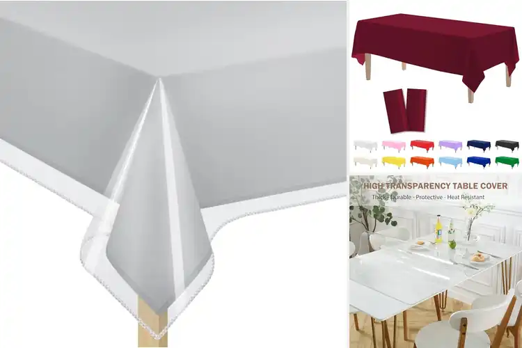Detailed view of Best Tear Resistant Plastic Table Covers