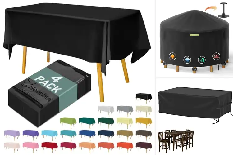 Detailed view of 10 Best Tear Resistant Table Covers: Durable & Stylish