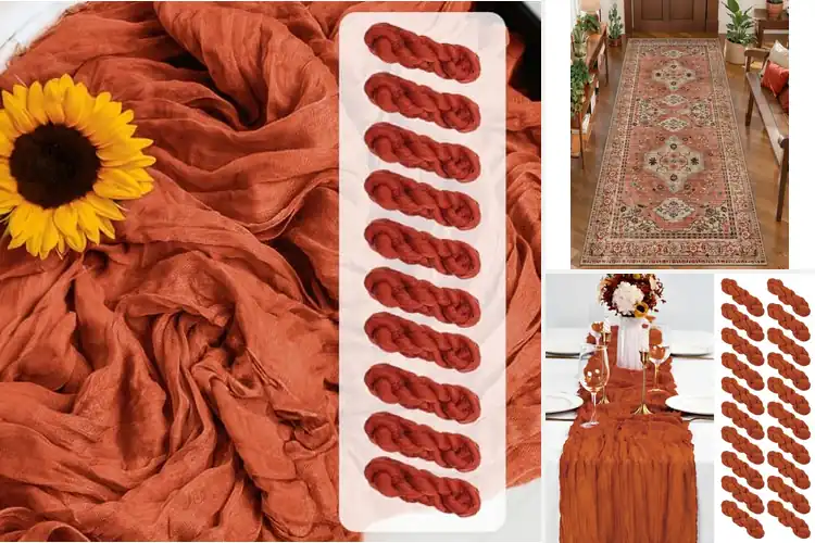 Detailed view of 10 Best Terracotta Runners: Warmth & Style