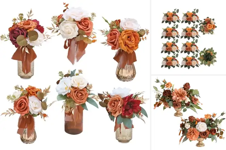 Detailed view of Best Terracotta Theme Centerpieces
