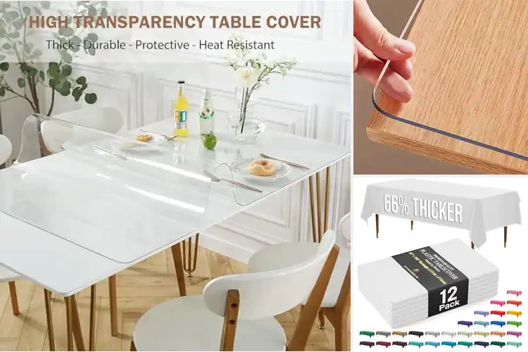 Detailed view of Best Thick Plastic Table Covers