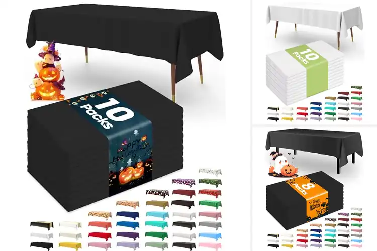 Detailed view of 10 Best Thickened PEVA Disposable Tablecloths: Easy Cleanup