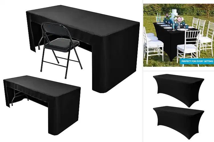 Detailed view of 10 Best Trade Show Tablecloths: Elevate Your Booth Instantly