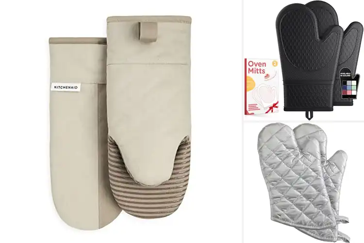 Detailed view of Best Two Pack Oven Mitts