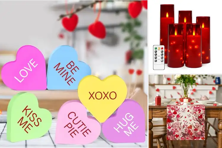 Detailed view of Best Valentine Table Decor