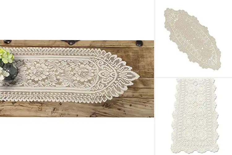 Detailed view of 10 Best Vintage Table Runners: Soft Cotton Perfection