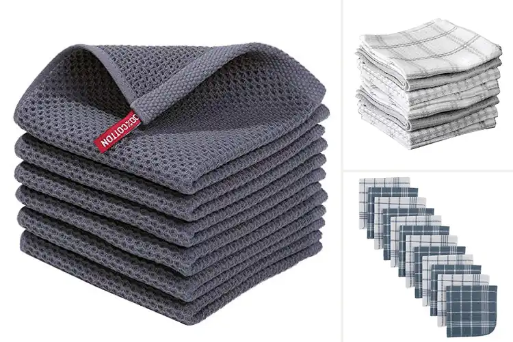 Detailed view of 10 Best Waffle Weave Dishcloths – Softer, Faster Cleaning