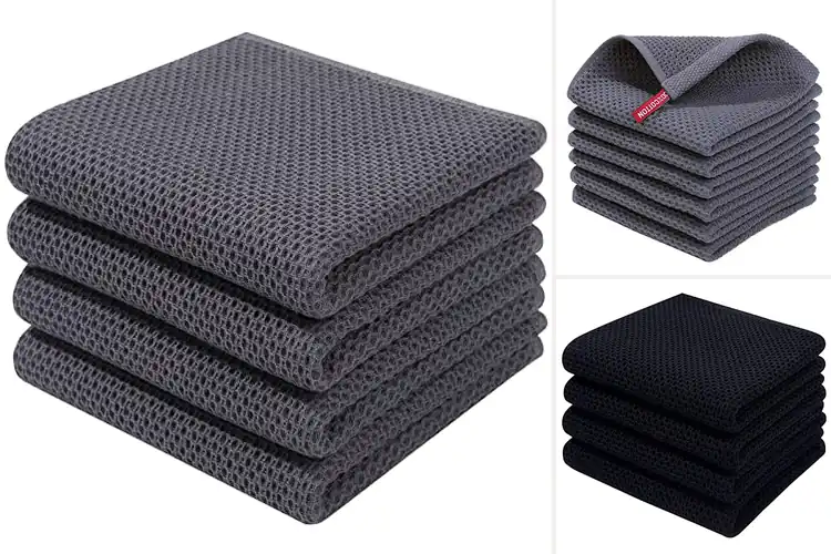 Detailed view of Best Waffle Weave Durability Dish Towels