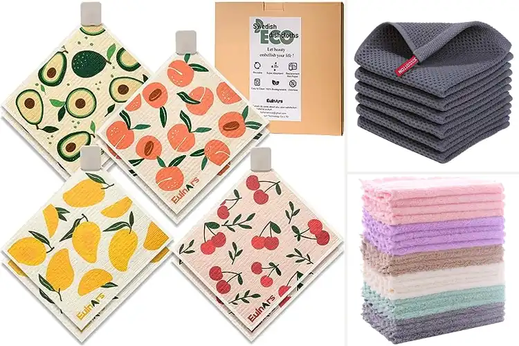 Detailed view of 10 Best Washable Dish Towels for Quick Kitchen Cleaning