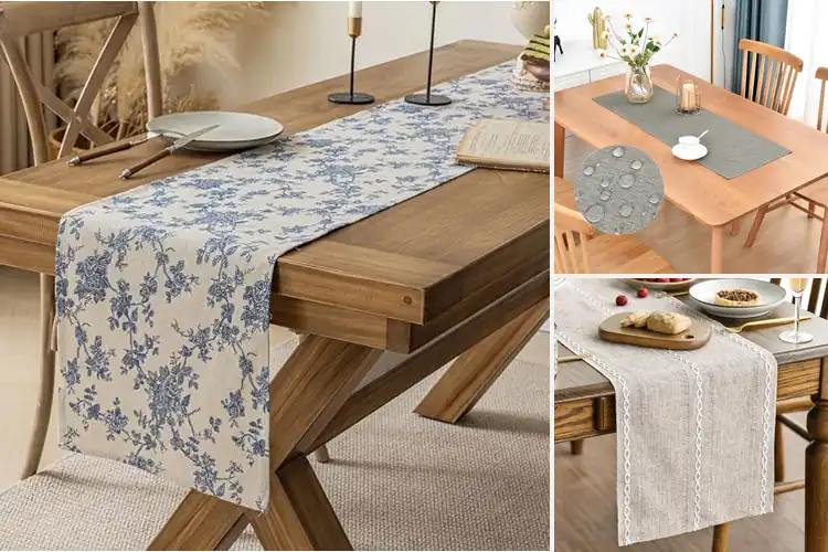 Detailed view of Best Washable No Iron Table Runner