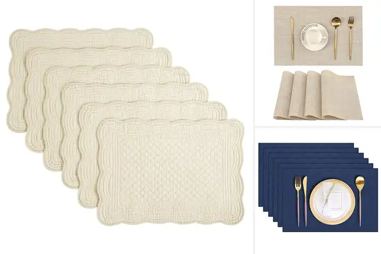 Detailed view of 10 Best Washable Place Mats: Spill-Proof & Easy to Clean