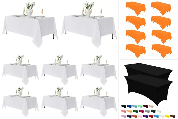 Detailed view of 10 Best Washable Tablecloths for Events: Stain-Proof & Durable