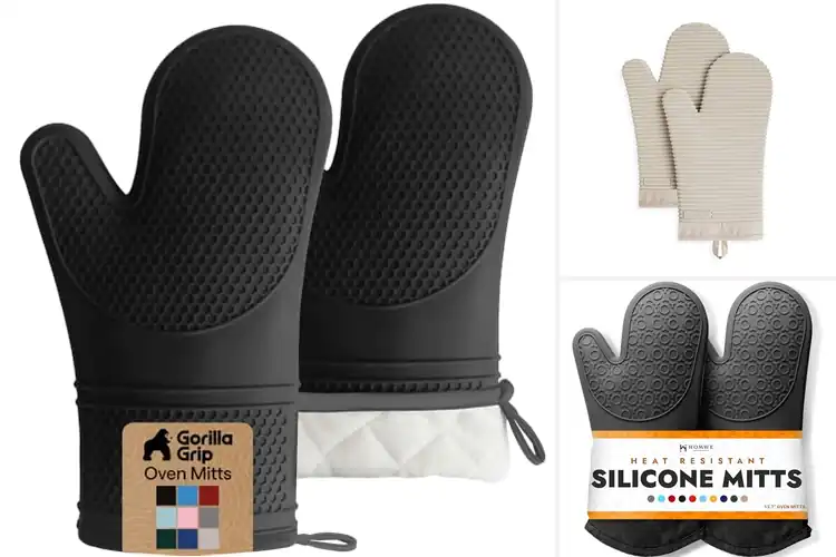 Detailed view of Best Water Resistant Oven Mitts With Silicone