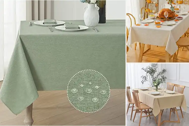 Detailed view of 10 Best Water Resistant Tablecloths for Easy Cleanup