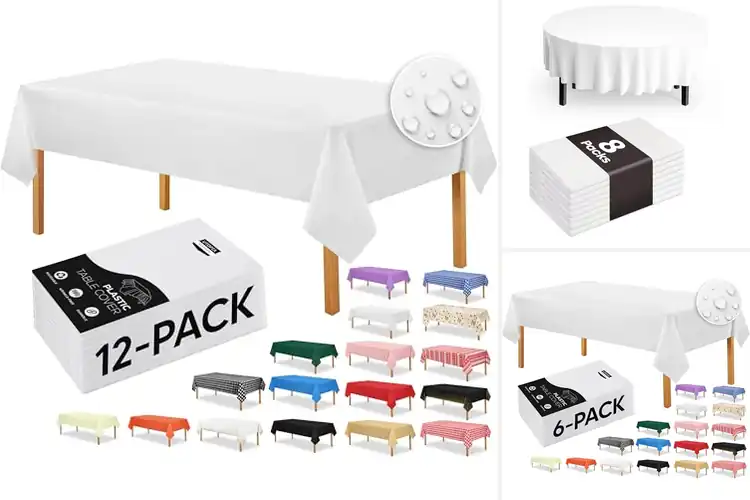 Detailed view of 10 Best Waterproof And Stain Resistant Disposable Tablecloth