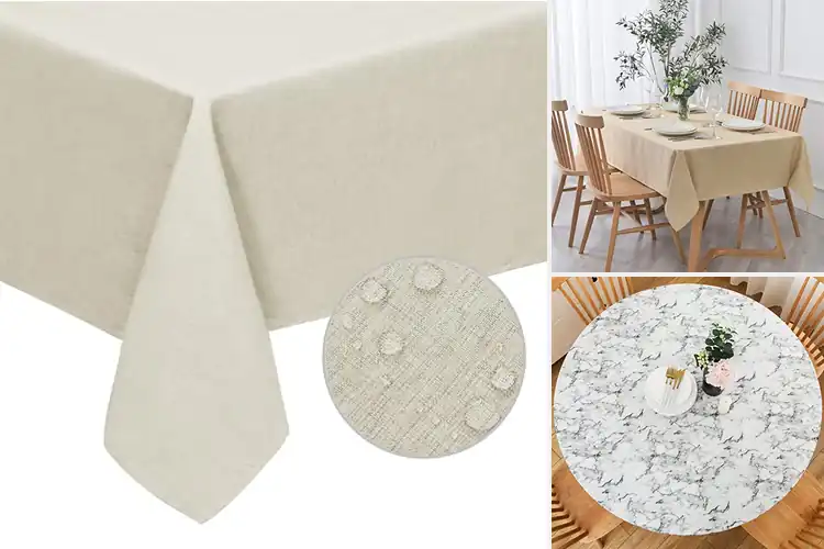 Detailed view of 10 Best Waterproof And Stain Resistant Table Coverings