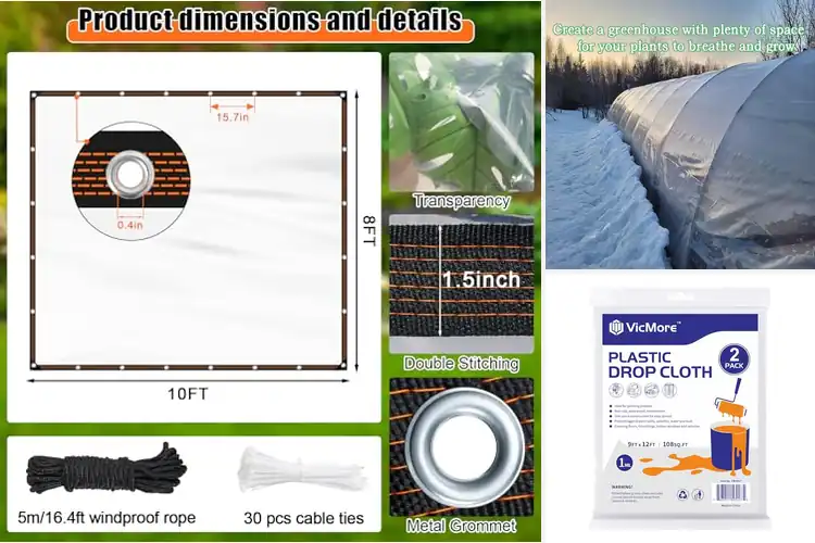 Detailed view of 10 Best Waterproof Coverings: Protect Your Patio & Plants