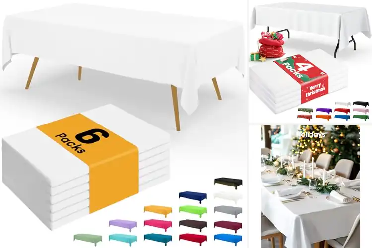 Detailed view of 10 Best Waterproof Disposable Tablecloths For Parties