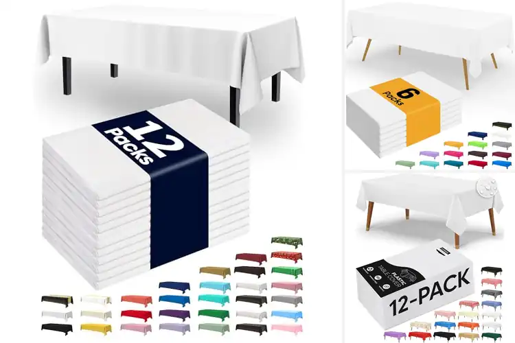 Detailed view of Best Waterproof Disposable Tablecloths For Spills