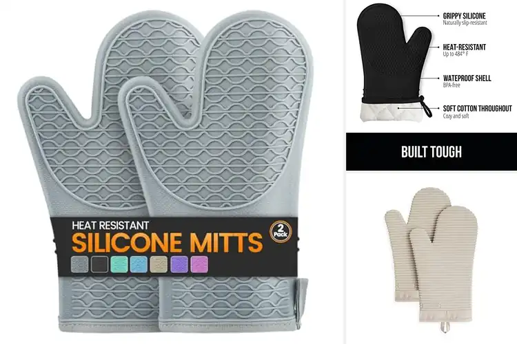 Detailed view of 10 Best Waterproof Oven Mitts: Keep Hands Safe & Dry