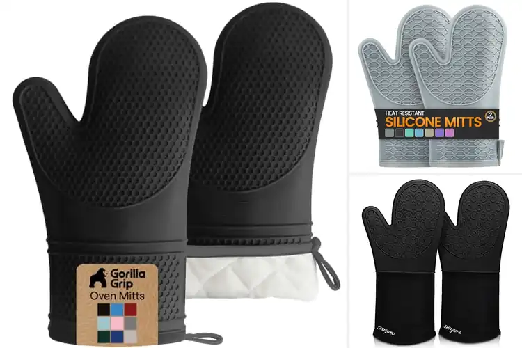 Detailed view of Best Waterproof Oven Mitts With Grip