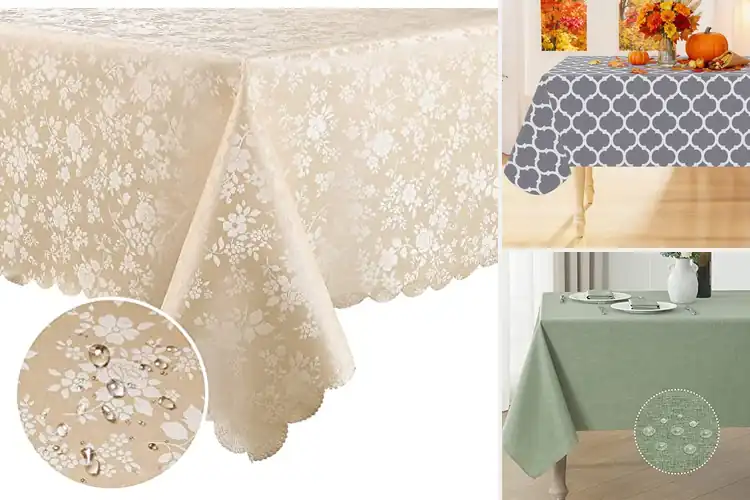 Detailed view of 10 Best Waterproof Rectangle Table Cloths: Mess-Free Magic