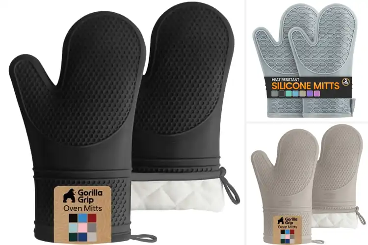 Detailed view of Best Waterproof Slip Resistant Oven Mitts