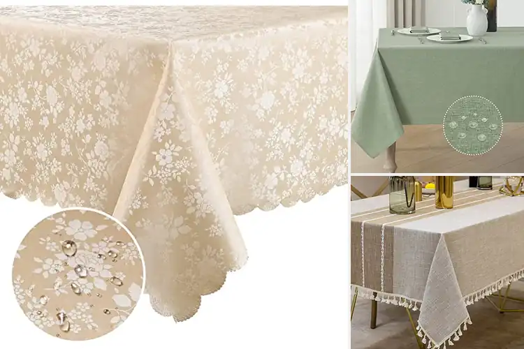 Detailed view of 10 Best Waterproof Table Cloths: Effortless Cleaning & Style
