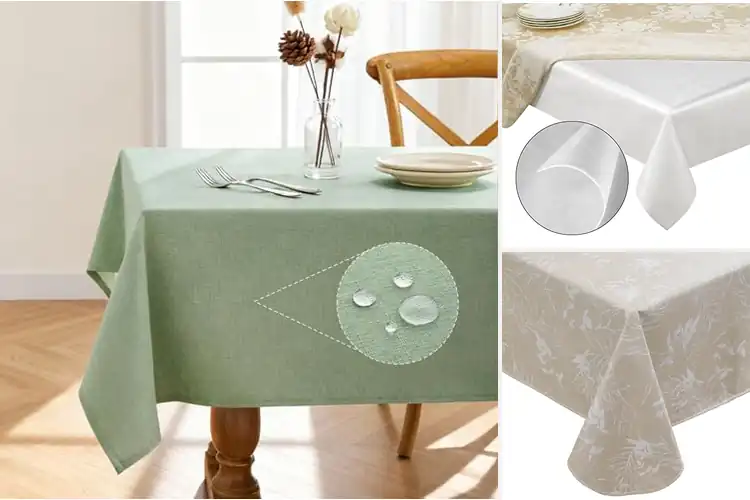 Detailed view of Best Waterproof Tablecloths For Spill Protection