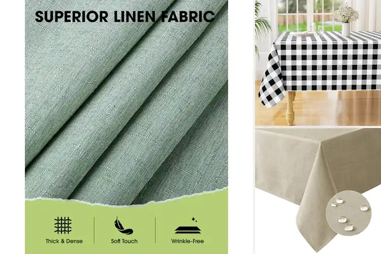 Detailed view of 10 Best Waterproof Tablecloths to Keep Your Table Safe