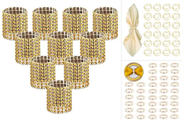 Detailed view of Best Wedding Napkin Rings