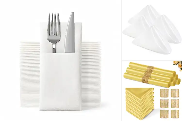 Detailed view of 10 Best Wedding Napkin Sets: Elegant, Comfortable & Table-Ready
