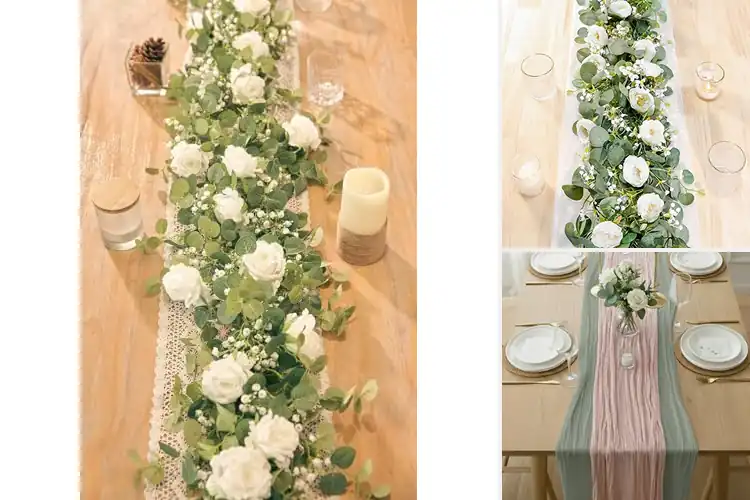 Detailed view of Best Wedding Party Decor Runner
