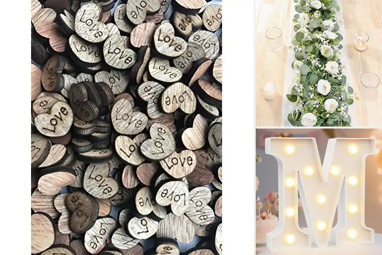 Detailed view of Best Wedding Party Table Decor