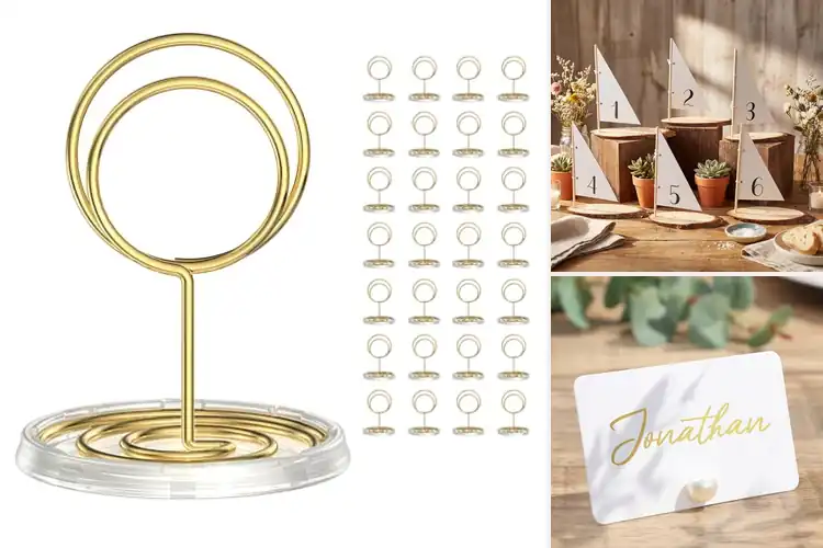 Detailed view of Best Wedding Place Card Holders