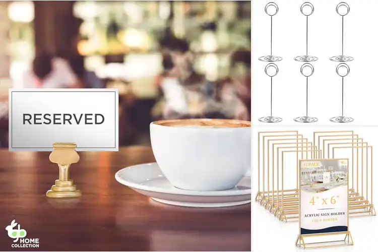 Detailed view of Best Wedding Table Number Holders