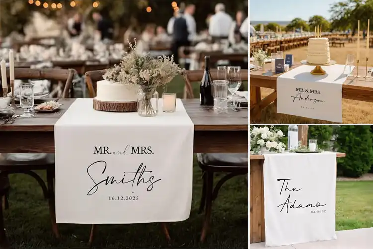 Detailed view of Best Wedding Table Runner Options