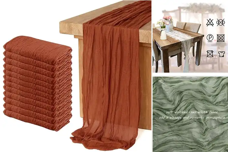 Detailed view of 10 Best Wedding Table Runners: Elevate Your Day