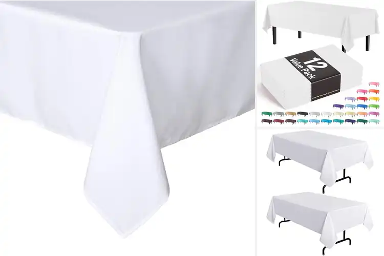 Detailed view of Best White Table Cloth: Top 10 Picks for Every Occasion