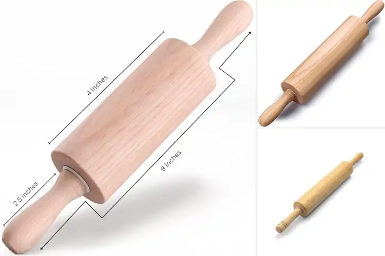 Detailed view of 10 Best Wooden Rolling Pins for Effortless Baking