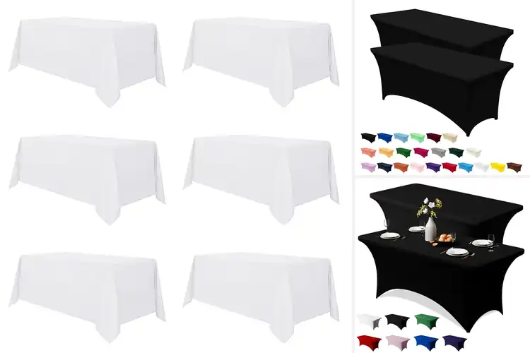 Detailed view of 10 Best Wrinkle Resistant Table Covers For Banquets