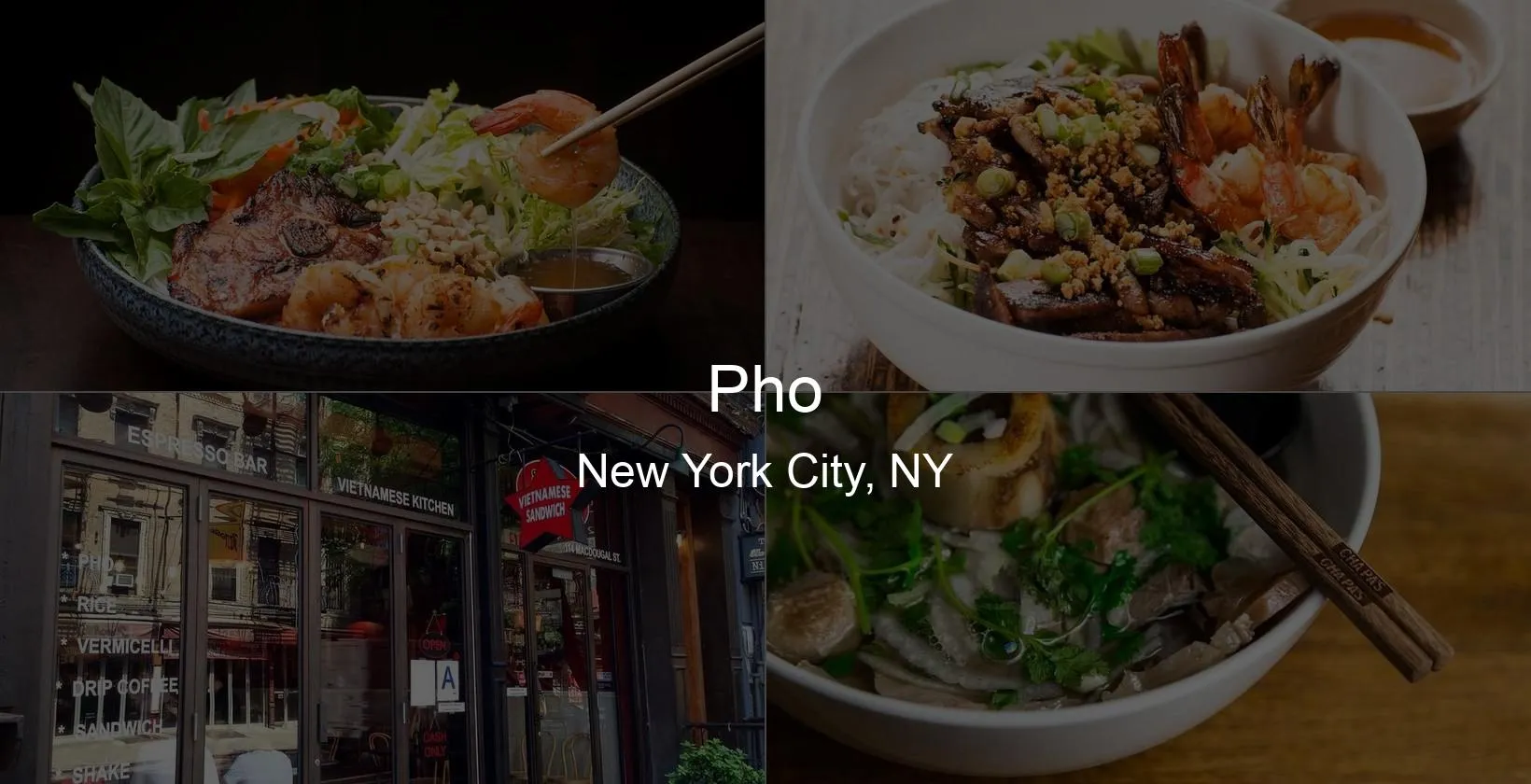Photo of Pho in New York City, NY